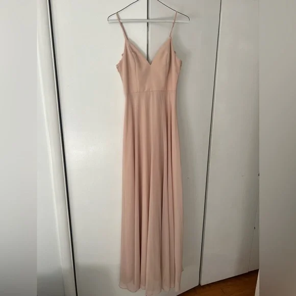 knee length dresses for ladies Senia Square Neck Maxi Dress With Button Back